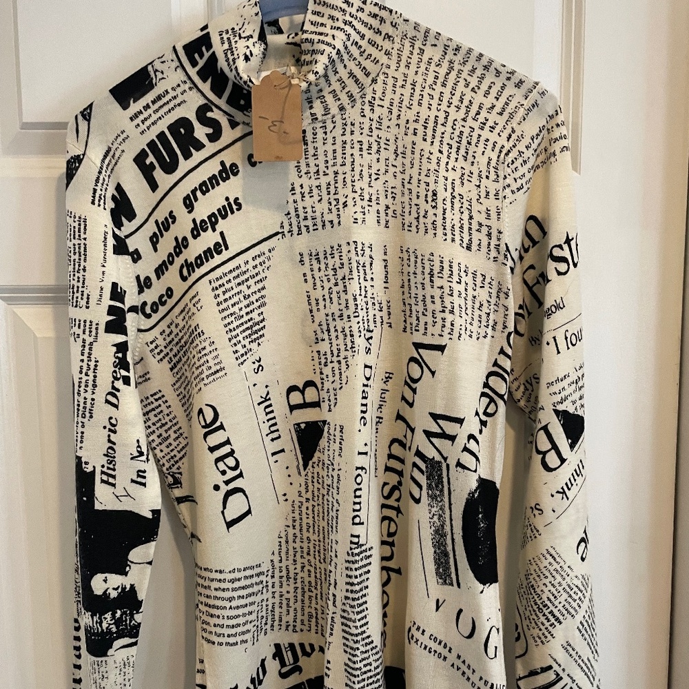 Diane Von Fürstenberg Mock Turtle Neck